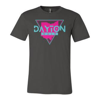 Dayton Ohio Triangle Souvenirs City Lover Jersey T-Shirt | Mazezy