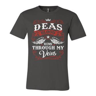 Deas Name Shirt Deas Family Name V2 Unisex Jersey Short Sleeve Crewneck Tshirt - Monsterry CA