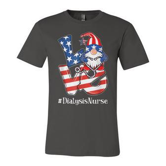 Dialysis Nurse 4Th Of July Love Gnome Dialysis Nurse Love Unisex Jersey Short Sleeve Crewneck Tshirt - Seseable