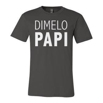 Dimelo Papi Colombian Puerto Rican Dominican Mexican Latin V-Neck Jersey T-Shirt | Mazezy