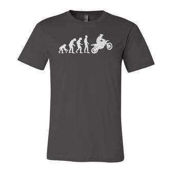 Dirt Bike Evolution Motorcycle Motocross Biker Jersey T-Shirt | Mazezy
