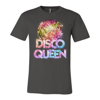 Disco Queen - 70S Disco Themed Vintage Seventies Costume Unisex Jersey Short Sleeve Crewneck Tshirt - Seseable