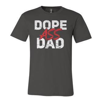 Dope Ass Dad Fathers Day Matching Jersey T-Shirt | Mazezy