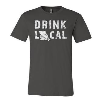 Drink Local Missouri Craft Beer From Here Mo Souvenir Jersey T-Shirt | Mazezy