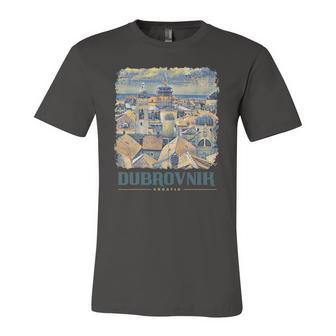 Dubrovnik Croatian Pride Croatia Dubrovnik City Jersey T-Shirt | Mazezy