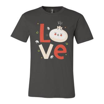 Dumpling Love Dim Sum Chinese Food Lovers Jersey T-Shirt | Mazezy