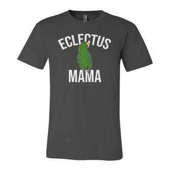 Eclectus Mama Parrot Bird Macaw Jersey T-Shirt | Mazezy