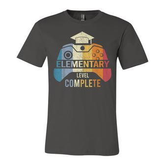 Elementary Level Complete Graduation Gamer Boys Kids Jersey T-Shirt | Mazezy