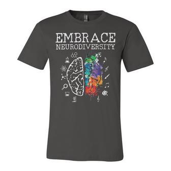 Embrace Neurodiversity Funny V5 Unisex Jersey Short Sleeve Crewneck Tshirt | Favorety UK