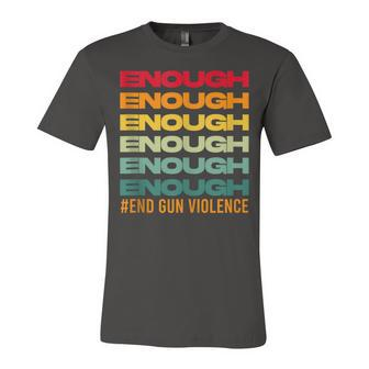 Enough End Gun Violence Awareness Day Wear Orange Jersey T-Shirt | Mazezy