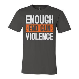 Enough End Gun Violence Wear Orange Anti Violence Jersey T-Shirt | Mazezy