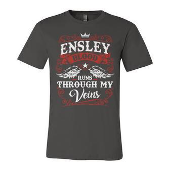 Ensley Name Shirt Ensley Family Name Unisex Jersey Short Sleeve Crewneck Tshirt - Monsterry