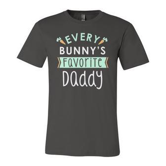 Every Bunnys Favorite Daddy Cute Easter Jersey T-Shirt | Mazezy