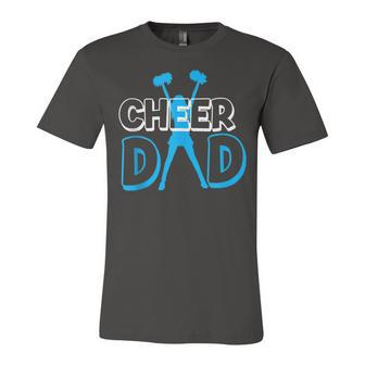 Father Cheerleading Gift From Cheerleader Daughter Cheer Dad V3 Unisex Jersey Short Sleeve Crewneck Tshirt - Seseable