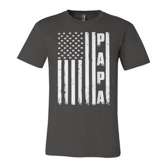 Fathers Day Best Dad Ever Usa American Flag Jersey T-Shirt | Mazezy