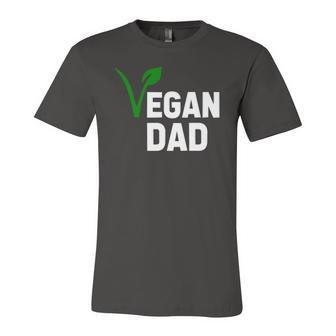 Fathers Day Veganism Vegan Dad Jersey T-Shirt | Mazezy