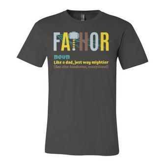 Fathor For Men Fathers Day Gift Viking Fathor Hero Unisex Jersey Short Sleeve Crewneck Tshirt - Seseable