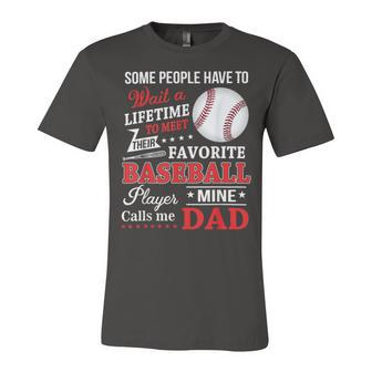 Favorite Baseball Player Calls Me Dad V3 Unisex Jersey Short Sleeve Crewneck Tshirt | Favorety UK