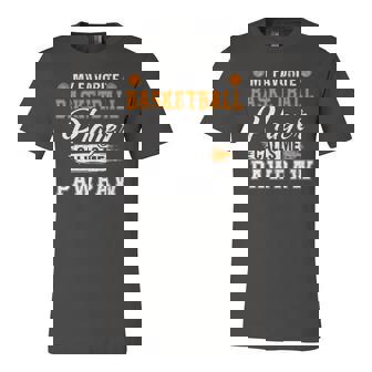 My Favorite Basketball Player Calls Me Pawpaw Fathers Day Jersey T-Shirt | Mazezy
