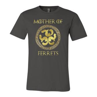 Ferret Mom Mother Of Ferrets Best Pet Jersey T-Shirt | Mazezy