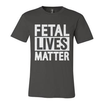 Fetal Lives Matter V2 Unisex Jersey Short Sleeve Crewneck Tshirt - Monsterry AU
