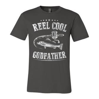 Fishing Reel Cool Godfather Unisex Jersey Short Sleeve Crewneck Tshirt | Favorety UK