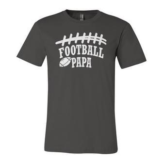 Football Papafathers Day Idea Jersey T-Shirt | Mazezy
