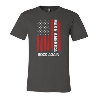 Forth 4Th Of July Outfit Make America Rock Again Jersey T-Shirt