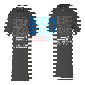 Fourth Of July 4Th July Fireworks Boom Patriotic American Jersey T-Shirt | Mazezy