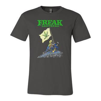 Freak Brothers Raise The Flag Jersey T-Shirt | Mazezy