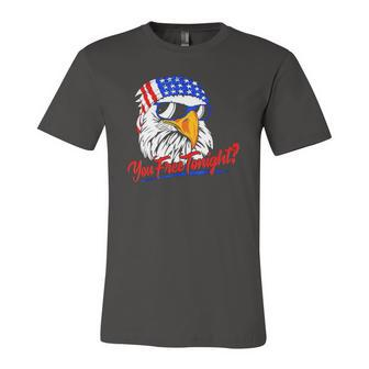 You Free Tonight Bald Eagle American Flag Happy 4Th Of July Jersey T-Shirt | Mazezy