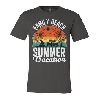 Funny Enjoy The Summer Family Beach Summer Vacation Unisex Jersey Short Sleeve Crewneck Tshirt - Monsterry