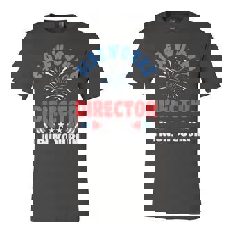 Funny Fireworks Director I Run You Run 4Th Of July Unisex Jersey Short Sleeve Crewneck Tshirt - Seseable