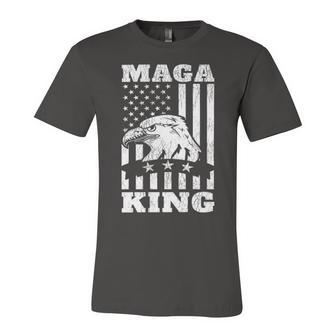 Funny Maga King Trump Supporter Gift Maga King Unisex Jersey Short Sleeve Crewneck Tshirt - Monsterry UK