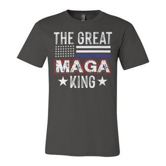Funny The Great Maga King Trump 2022 Amp 2024 Unisex Jersey Short Sleeve Crewneck Tshirt - Monsterry