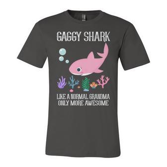 Gaggy Grandma Gift Gaggy Shark Only More Awesome Unisex Jersey Short Sleeve Crewneck Tshirt - Seseable