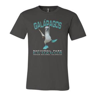 Galapagos National Park Ecuador Blue Footed Boobies Keepsake Jersey T-Shirt | Mazezy