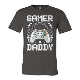 Gamer Daddy Video Gamer Gaming Unisex Jersey Short Sleeve Crewneck Tshirt - Seseable