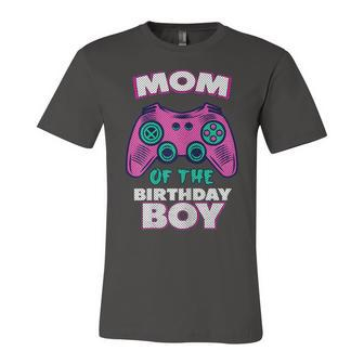 Gamer Mom Of The Birthday Boy Matching Gamer Unisex Jersey Short Sleeve Crewneck Tshirt - Seseable