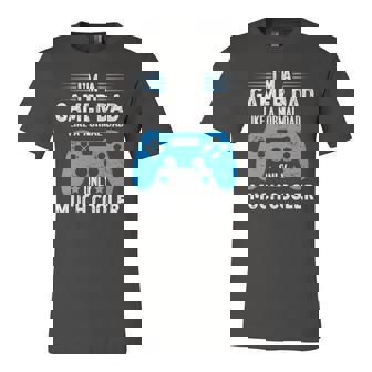 Im A Gaming Dad Video Gamer Geeks Daddy Gamer Dad Gaming Jersey T-Shirt | Mazezy