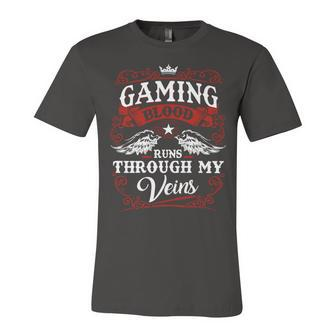 Gaming Name Shirt Gaming Family Name Unisex Jersey Short Sleeve Crewneck Tshirt - Monsterry