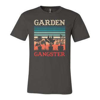 Garden Gangster Gardening Retro Vintage Jersey T-Shirt | Mazezy