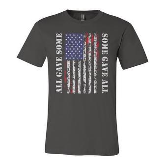 All Gave Some Some Gave All 4Th Of July Us Flag Jersey T-Shirt | Mazezy