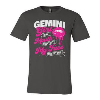 Gemini Girl Zodiac Sign Astrology Symbol Horoscope Reader Jersey T-Shirt | Mazezy