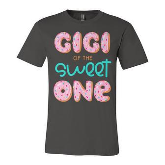Gigi Of The Sweet One First Birthday Matching Family Donut Unisex Jersey Short Sleeve Crewneck Tshirt - Seseable