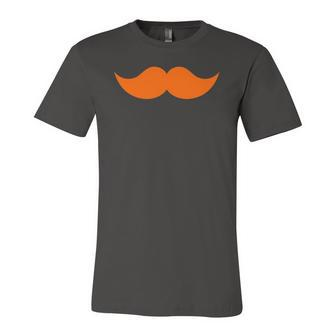 Ginger Orange Red Hair Mustache Jersey T-Shirt | Mazezy