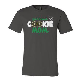 Girl Scout Cute Cookie Mom Jersey T-Shirt | Mazezy