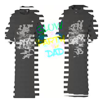 Glow Party Dad Cool Retro Costume 80S Party Father Jersey T-Shirt | Mazezy
