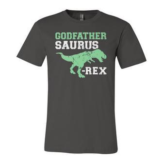 Godfather Saurus-Rex Dinosaur Lovers Jersey T-Shirt | Mazezy