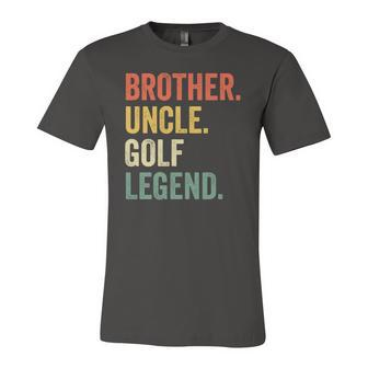 Golfer Brother Uncle Golf Legend Vintage Retro Golfing Jersey T-Shirt | Mazezy